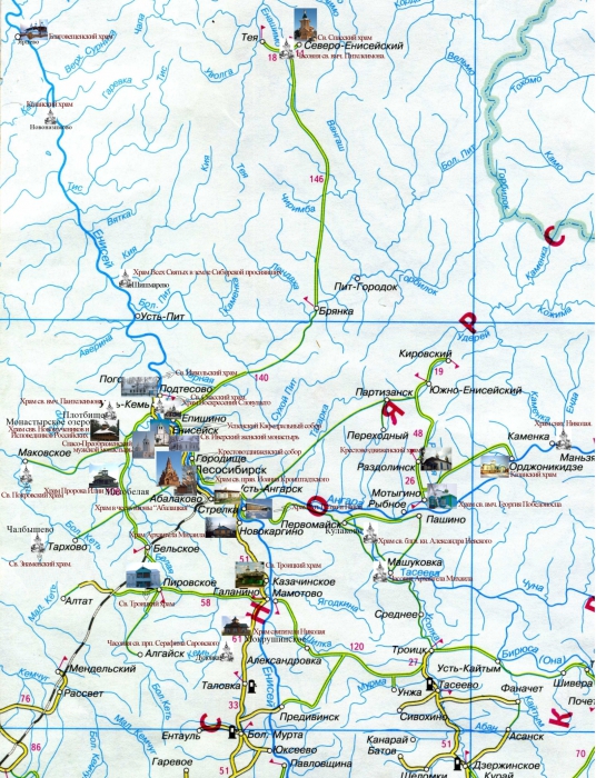 Гугл карта новоенисейск